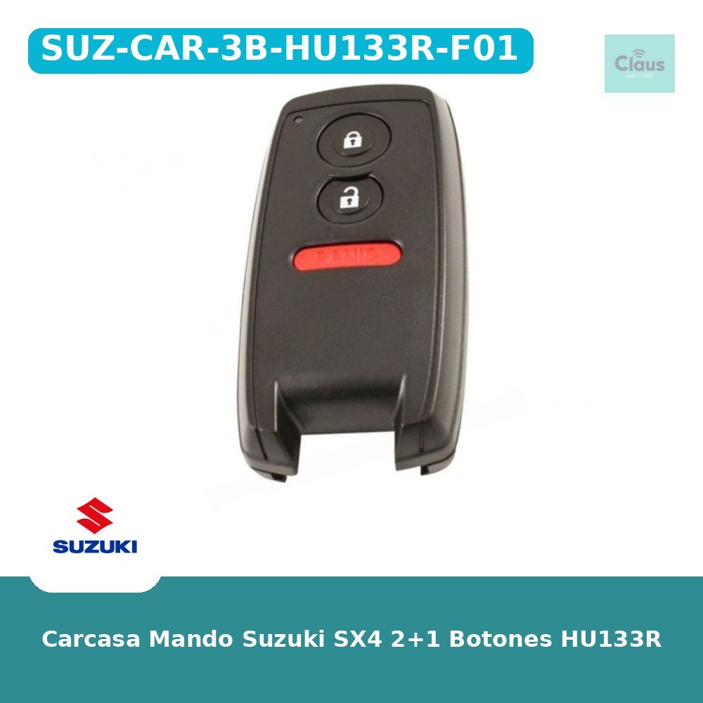 Carcasa Mando Suzuki SX4 2+1 Botones HU133R