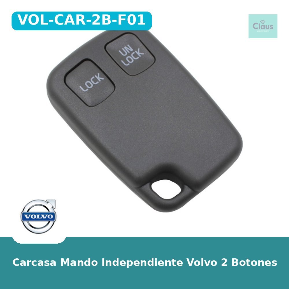 Carcasa Mando Independiente Volvo 2 Botones
