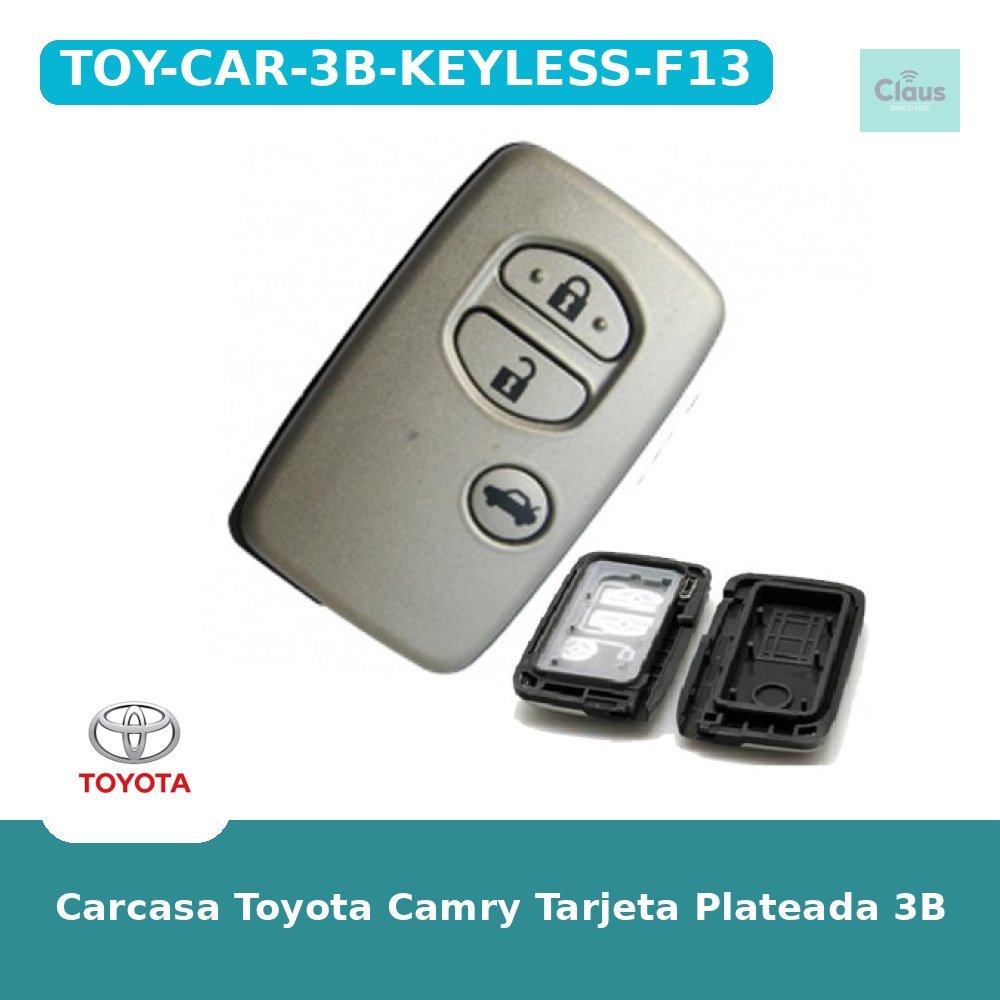 Carcasa Toyota Camry Tarjeta Plateada 3B