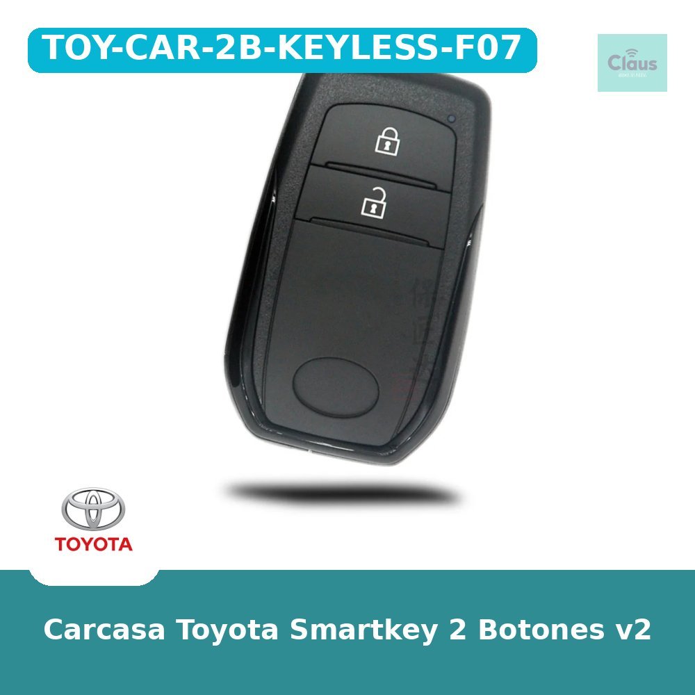 Carcasa Toyota Smartkey 2 Botones v2