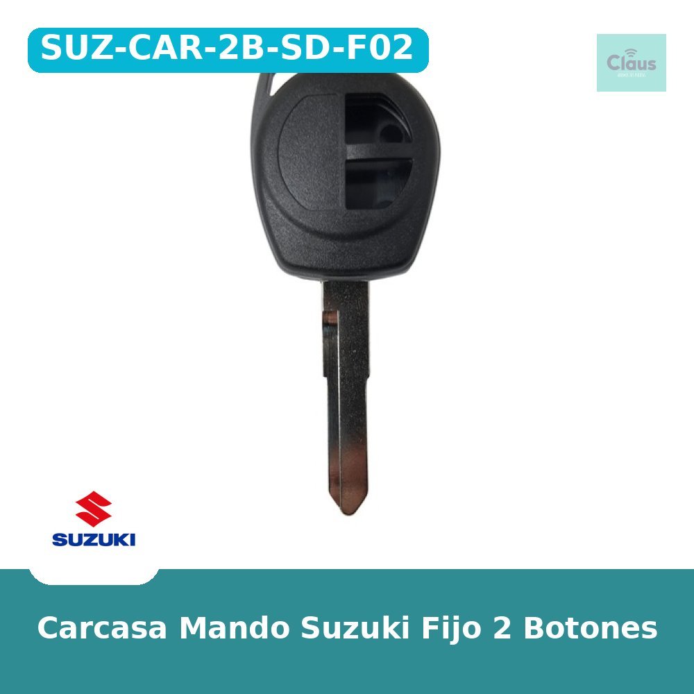 Carcasa Mando Suzuki Fijo 2 Botones
