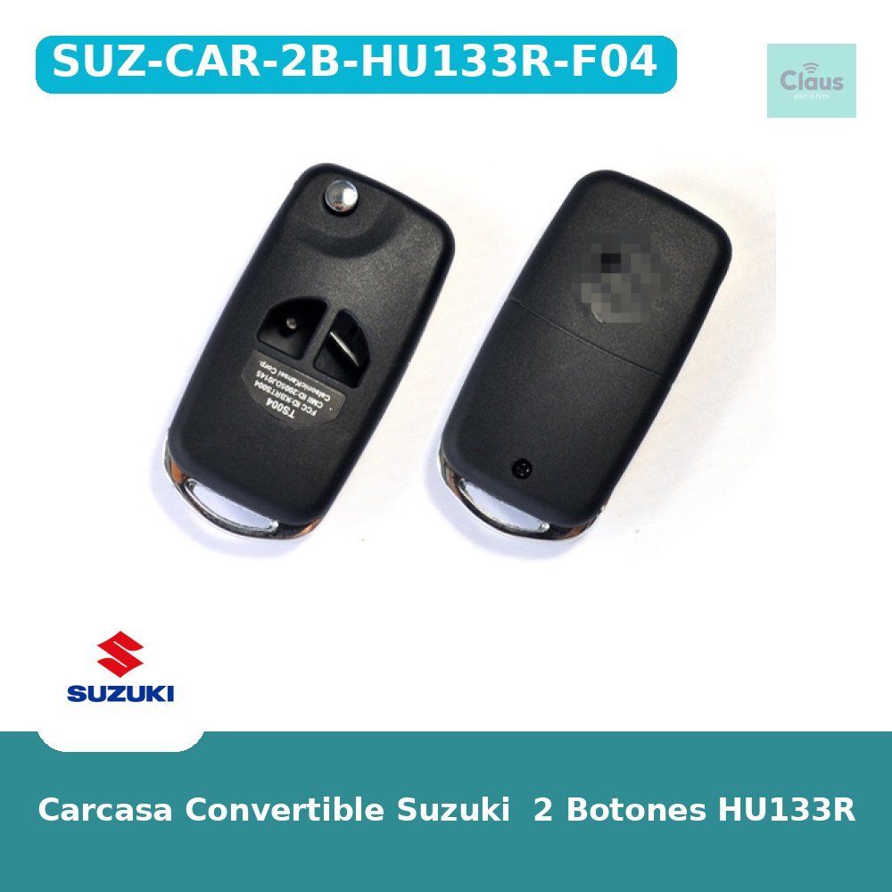 Carcasa Convertible Suzuki  2 Botones HU133R