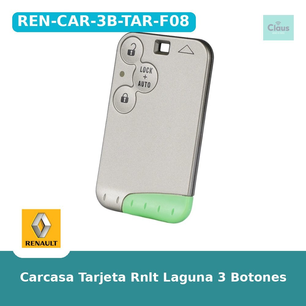 Carcasa Tarjeta Rnlt Laguna 3 Botones