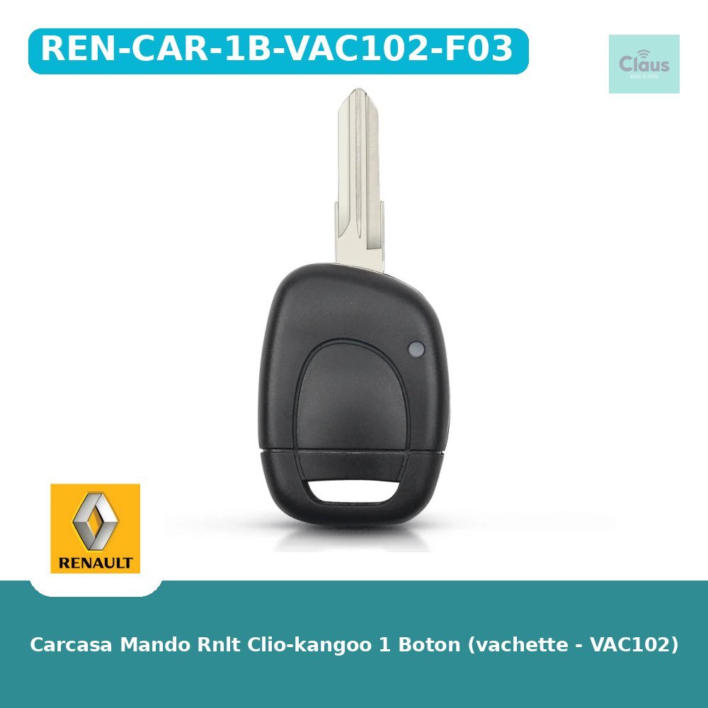 Carcasa Mando Rnlt Clio-kangoo 1 Boton (vachette - VAC102)