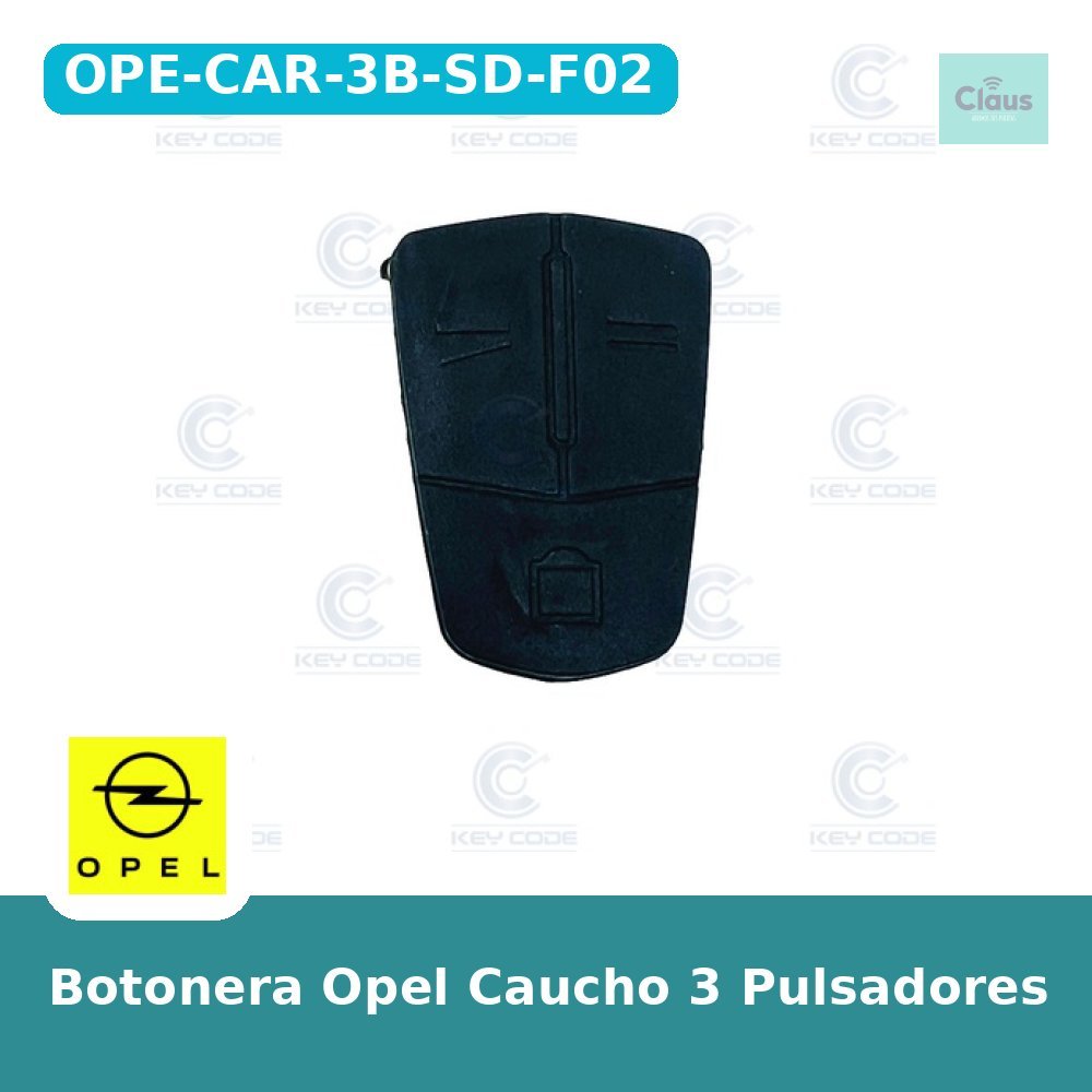 Botonera Opel Caucho 3 Pulsadores