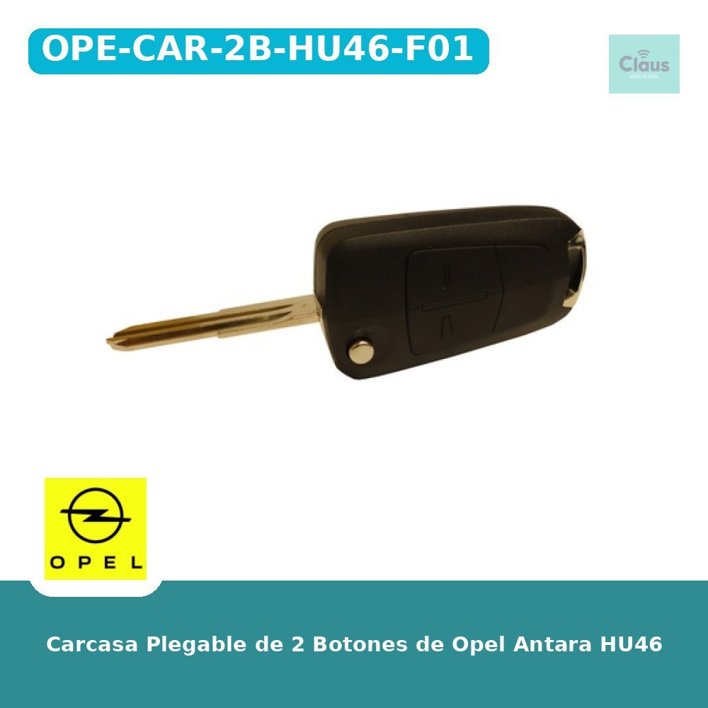 Carcasa Plegable de 2 Botones de Opel Antara HU46