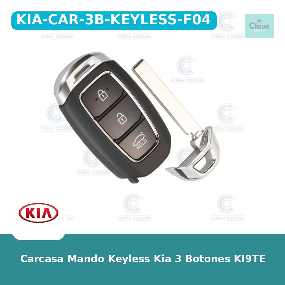 Carcasa Mando Keyless Kia 3 Botones KI9TE