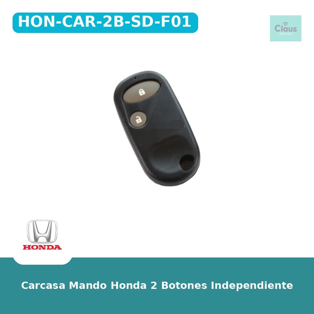 Carcasa Mando Honda 2 Botones Independiente