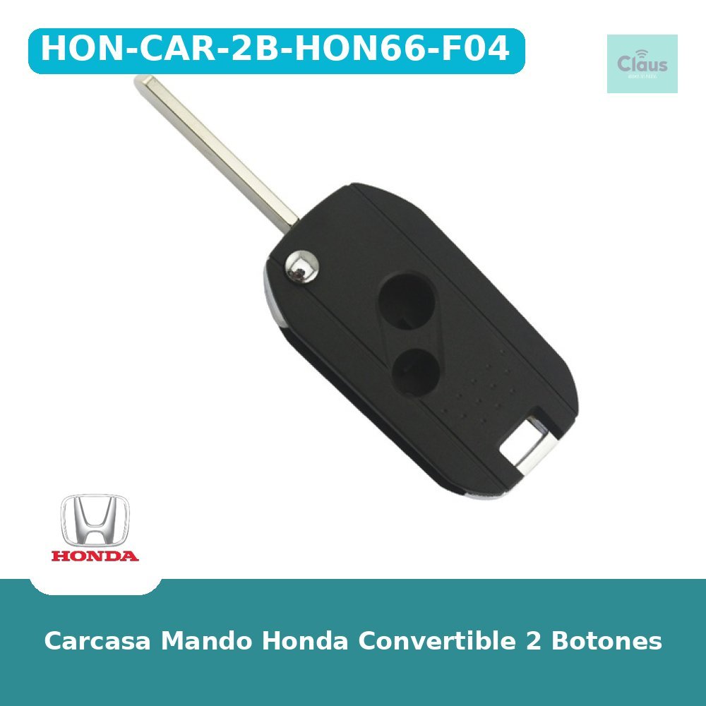 Carcasa Mando Honda Convertible 2 Botones