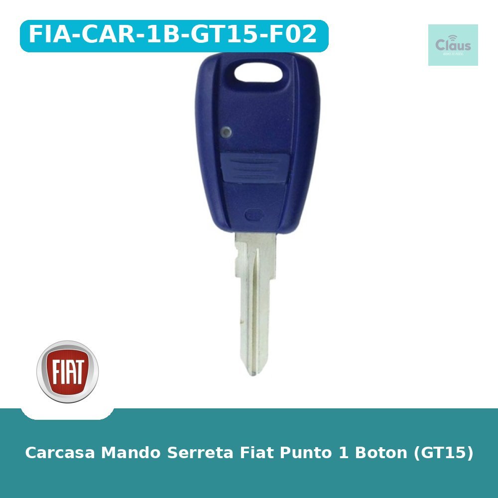 Carcasa Mando Serreta Fiat Punto 1 Boton (GT15)