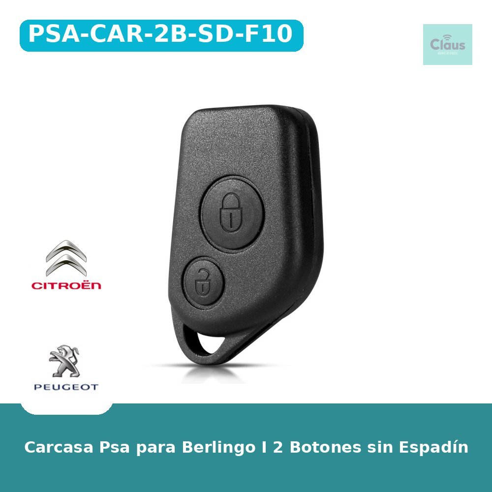 Carcasa Psa para Berlingo I 2 Botones sin Espadín