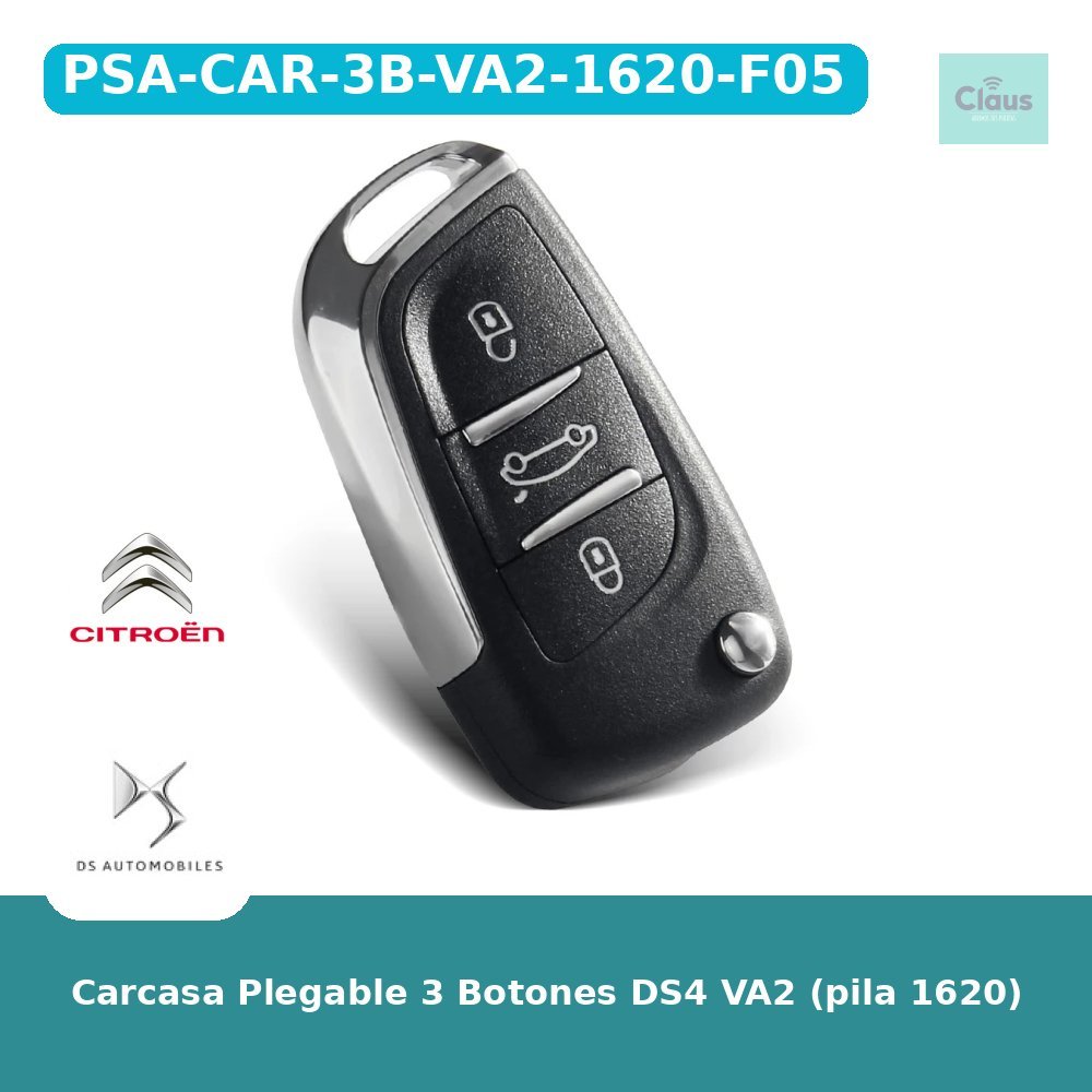 Carcasa Plegable 3 Botones DS4 VA2 (pila 1620)