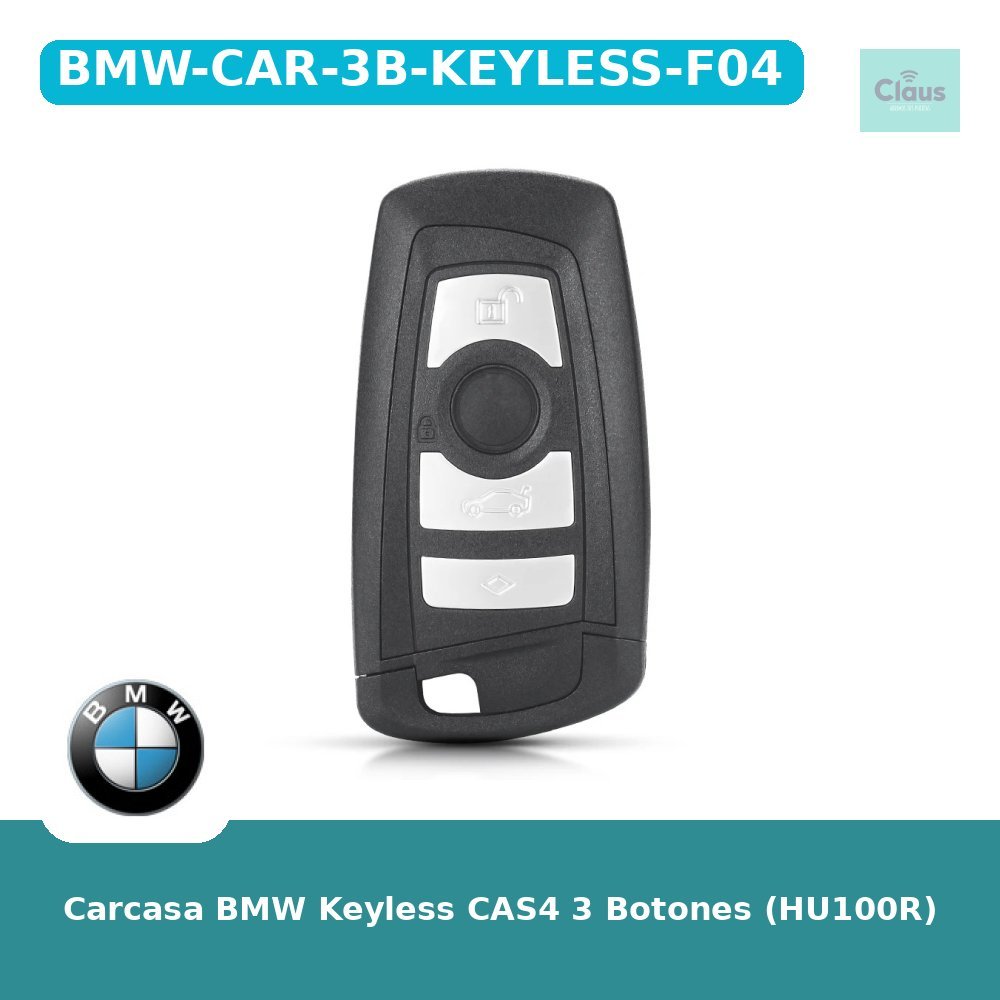 Carcasa BMW Keyless CAS4 3 Botones (HU100R)