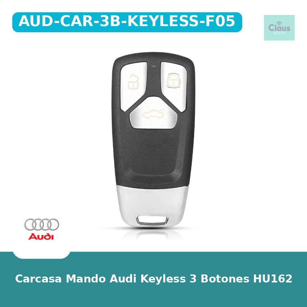 Carcasa Mando Audi Keyless 3 Botones HU162 - modelo F05