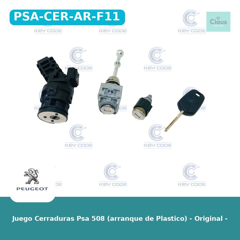 Juego Cerraduras Psa 508 (arranque de Plastico) - Original -