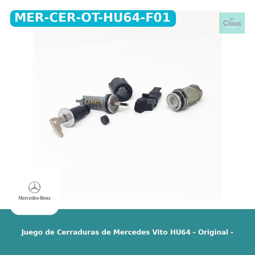 Juego de Cerraduras de Mercedes Vito HU64 - Original -