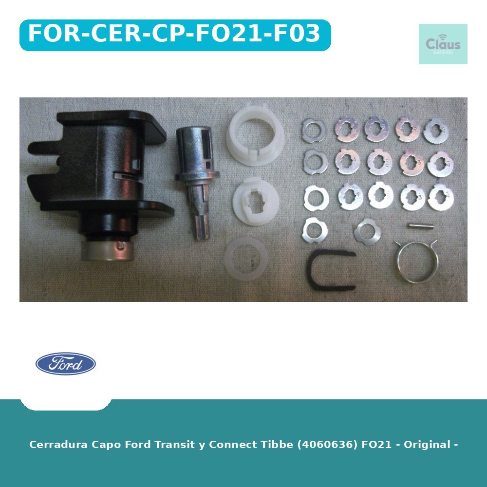Cerradura Capo Ford Transit y Connect Tibbe (4060636) FO21 - Original -