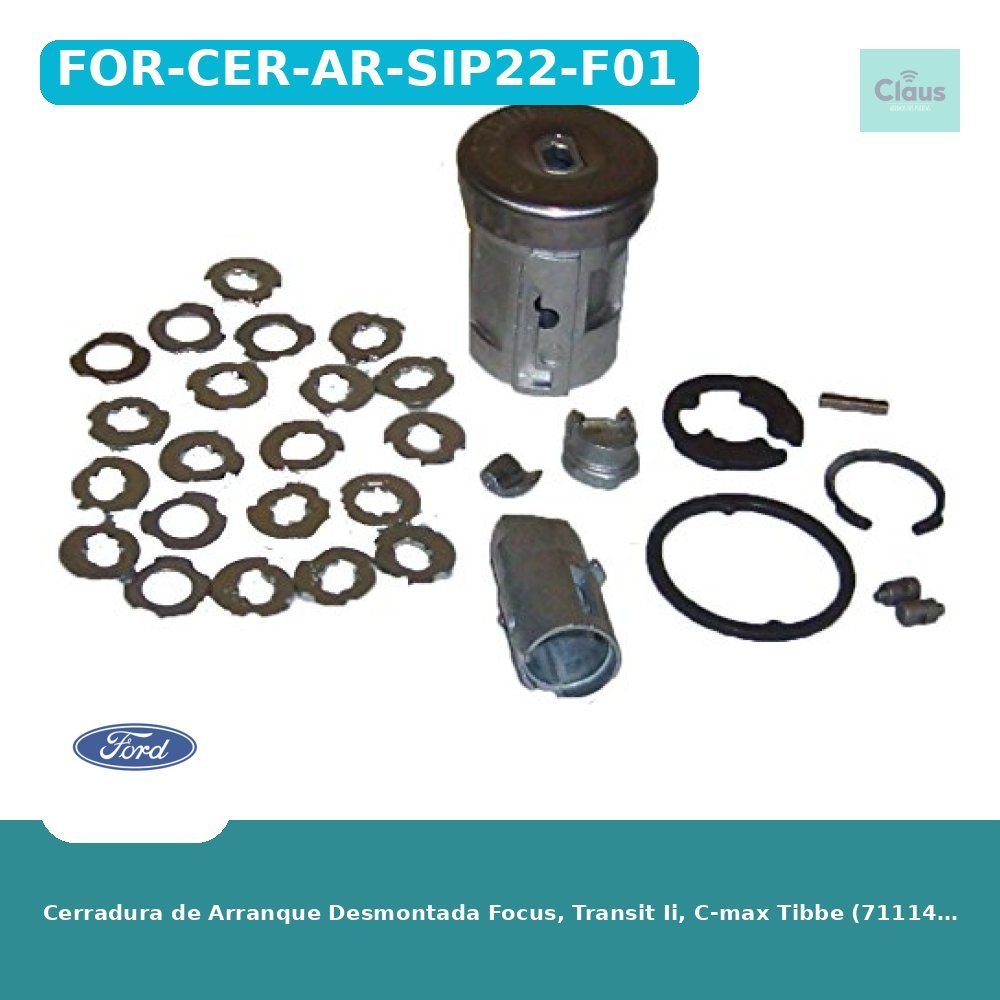 Cerradura de Arranque Desmontada Focus, Transit Ii, C-max Tibbe (7111466, 4355452) - Original