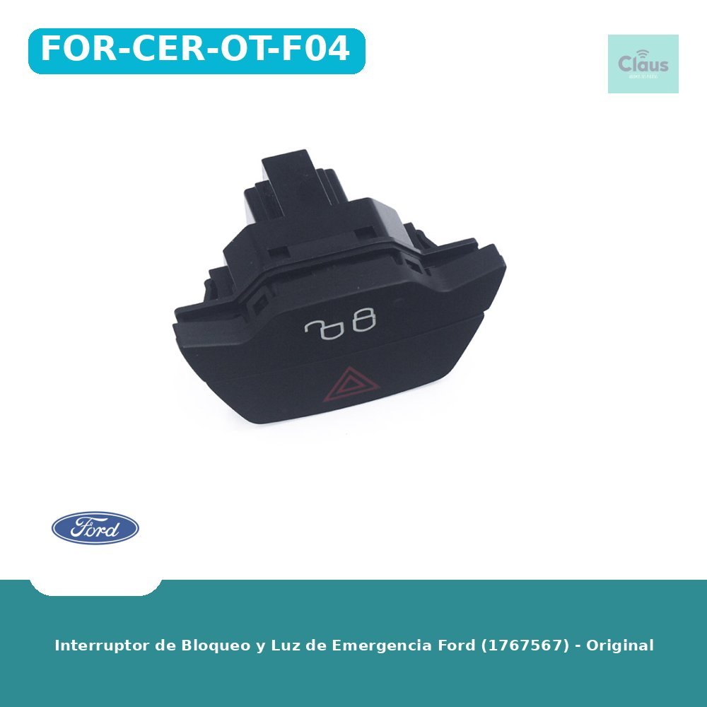Interruptor de Bloqueo y Luz de Emergencia Ford (1767567) - Original