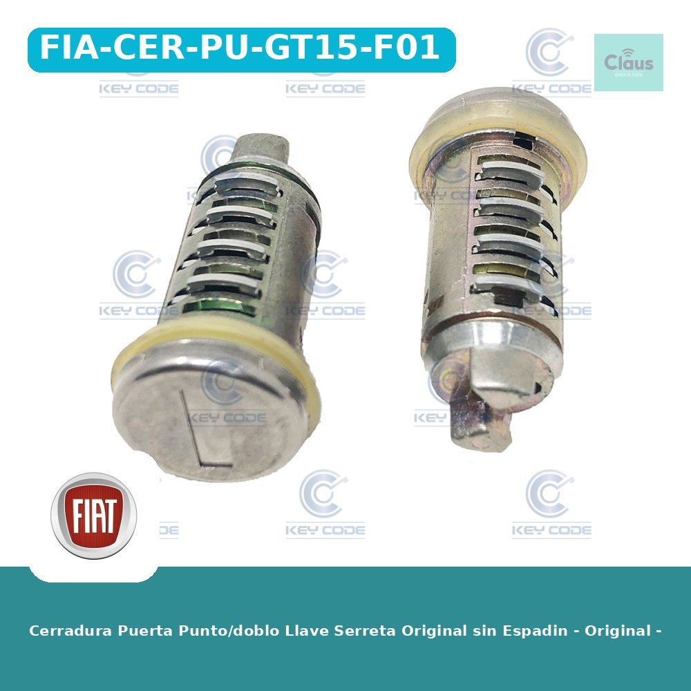 Cerradura Puerta Punto/doblo Llave Serreta Original sin Espadin - Original -