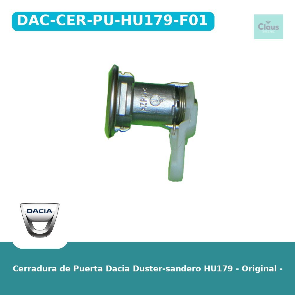 Cerradura de Puerta Dacia Duster-sandero HU179 - Original -