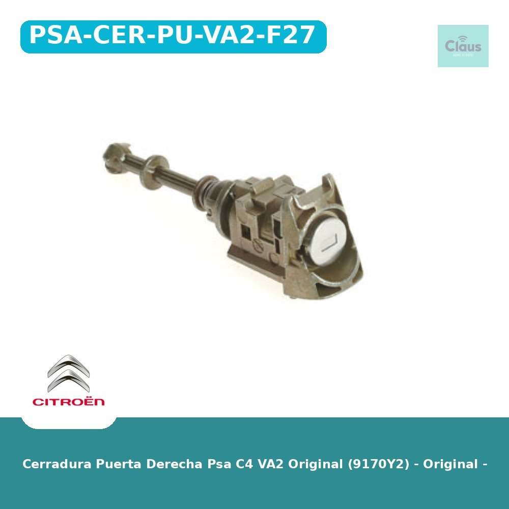 Cerradura Puerta Derecha Psa C4 VA2 Original (9170Y2) - Original -