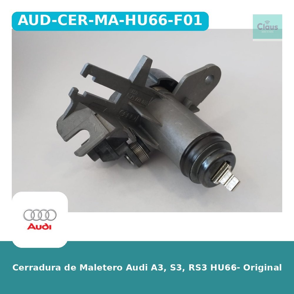 Cerradura de Maletero Audi A3, S3, RS3 HU66- Original