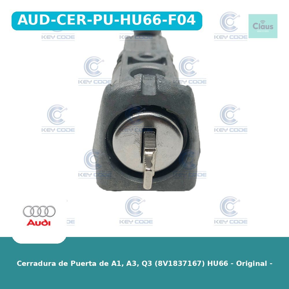 Cerradura de Puerta de A1, A3, Q3 (8V1837167) HU66 - Original -