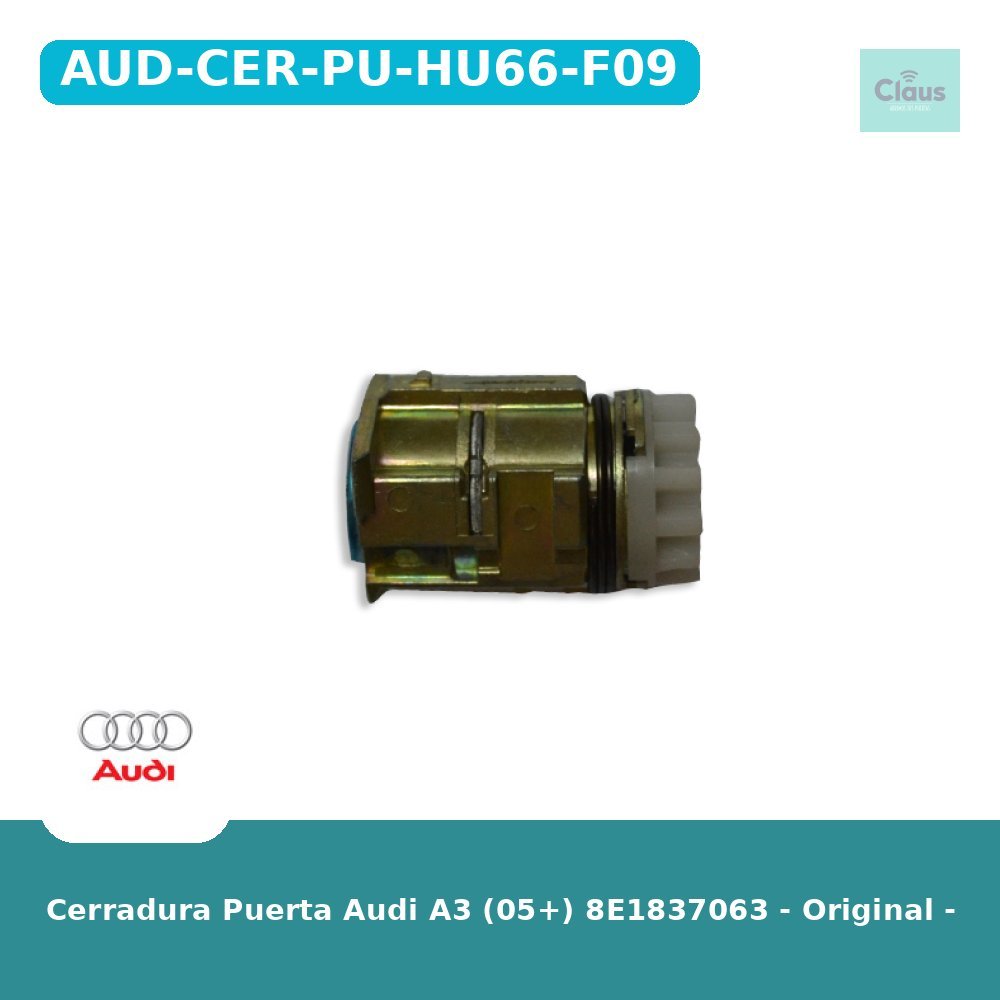 Cerradura Puerta Audi A3 (05+) 8E1837063 - Original -