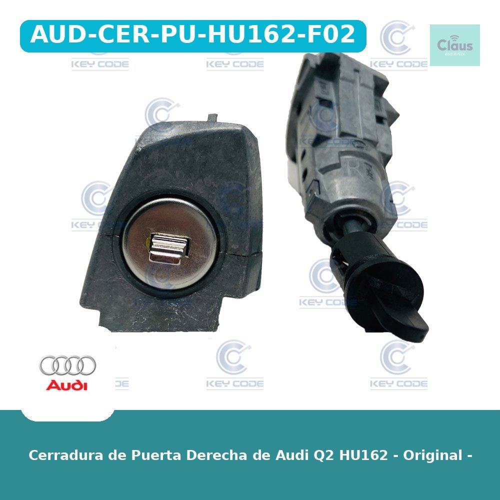 Cerradura de Puerta Derecha de Audi Q2 HU162 - Original -