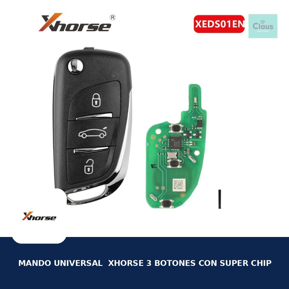 Mando Universal Xhorse 3 Botones con Super Chip