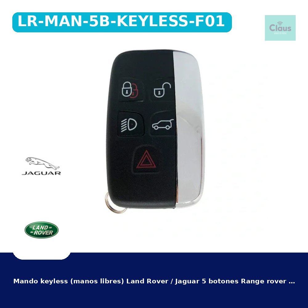 Mando keyless (manos libres) Land Rover / Jaguar 5 botones Range rover sport I / Range rover L322 HU101