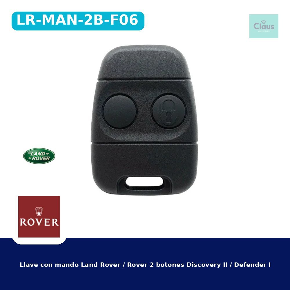 Llave con mando Land Rover / Rover 2 botones Discovery II / Defender I