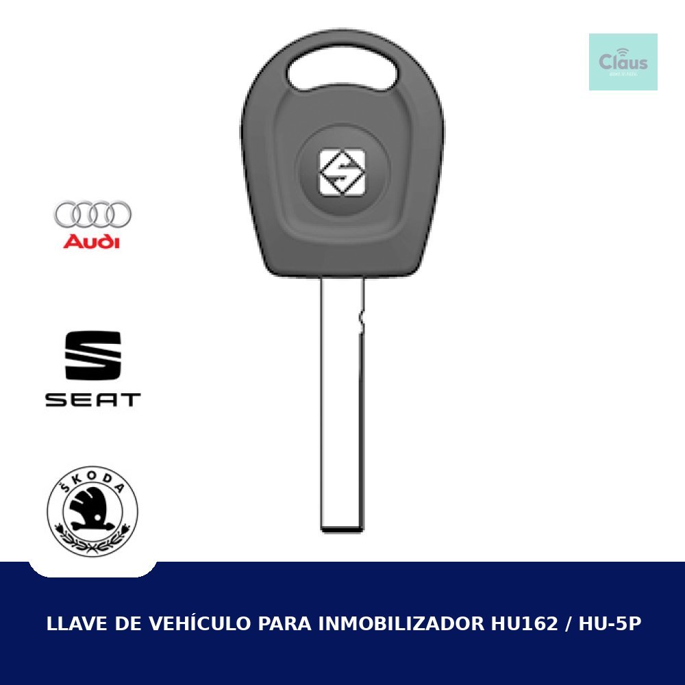 Llave de Vehículo para Inmobilizador HU162 / HU-5P
