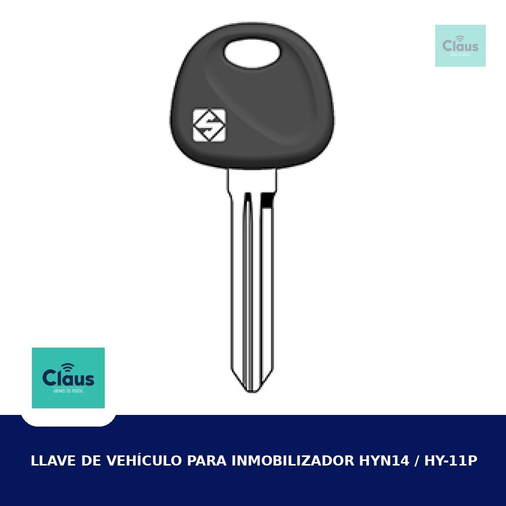 Llave de Vehículo para Inmobilizador HYN14 / HY-11P
