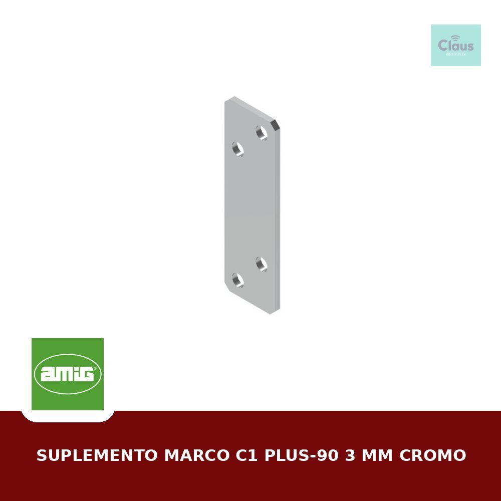 Suplemento Marco C1 PLUS-90 3 MM Cromo