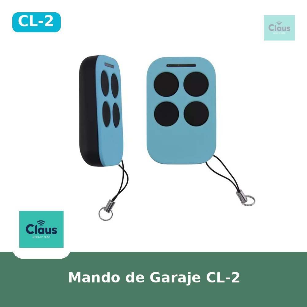 Mando de garaje universal CL-2 multifrecuencia autocopiable (280-868 MHz)